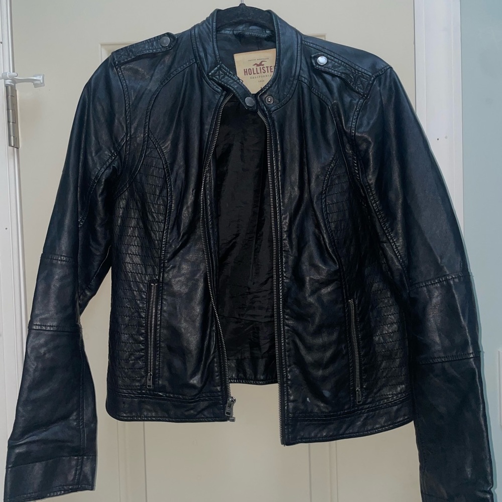 Faux Leather Jacket